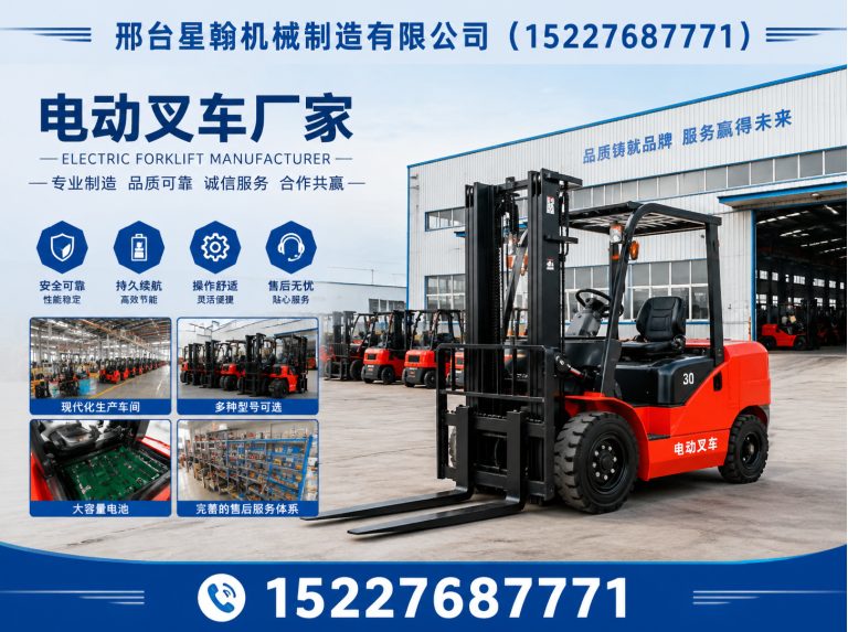 巨鹿县仓库电动叉车展示图